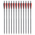 Carbon Crossbow Arrow with Replaced Arrowhead, Archery Bolts, Shooting Accessories, Hunting, ID8.8, OD7.6, 20"