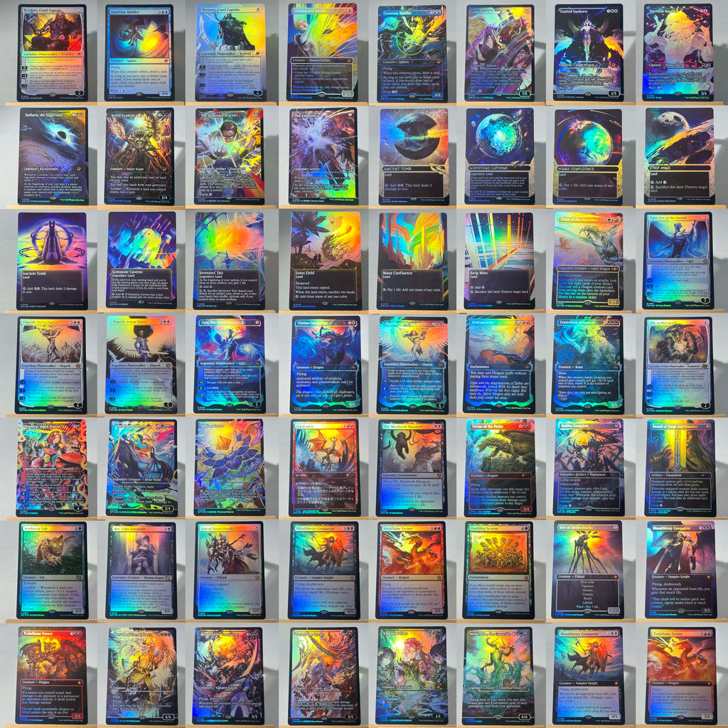 Whole Set TCG Cards for Home Play Proxy magical power9 beta fetch lands VMA dual  shock land The One Ring gathering Sol Ring