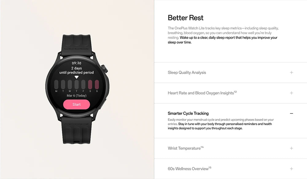 Global Version OnePlus Watch lite SmartWatch,1.46 inches Display,59g,10 Days of Reliable Power,Heart Rate,Blood Oxygen Monitorin