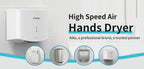 AIKE 2-in-1 Automatic Sensor Tap Hand Dryer Stainless Steel Integrated Basin Faucet High Speed Air Hand Drying Device AK7120