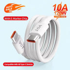 1/3Pcs 10A Cable 120W Super Fast Charging Type C To Type C Cable Highspeed Data Transfer For iPhone Samsung Xiaomi Charger Cable