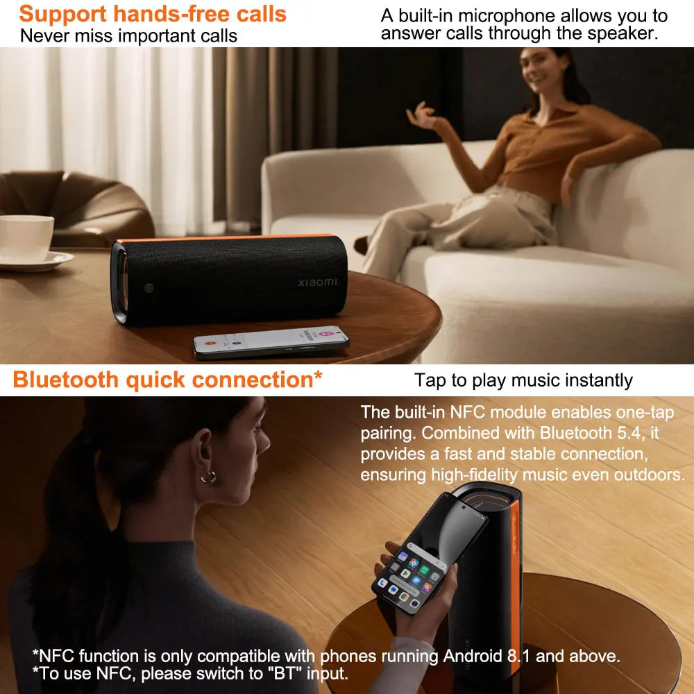 Xiaomi Sound Party, 50W Portable Bluetooth Speaker, Harman AudioEFX TWS Mode 26h Playtime, Smart Connectivity Wireless Speaker