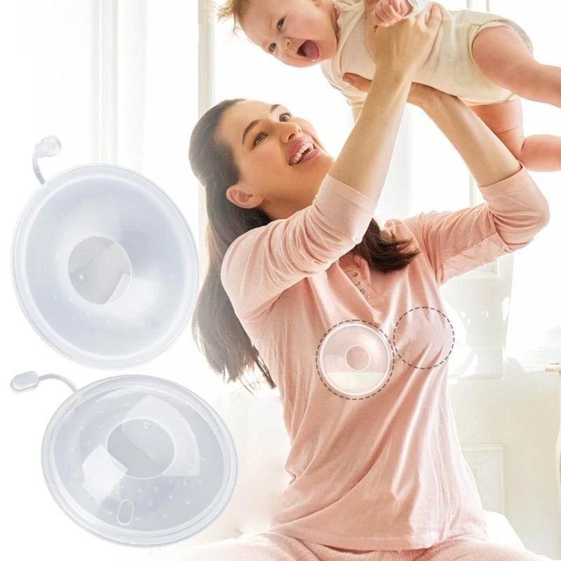 Breast Shells Breast Milk Saver for Breastfeeding Relief Silicone Breastmilk Collector Nursing Cups for Overflow Milk