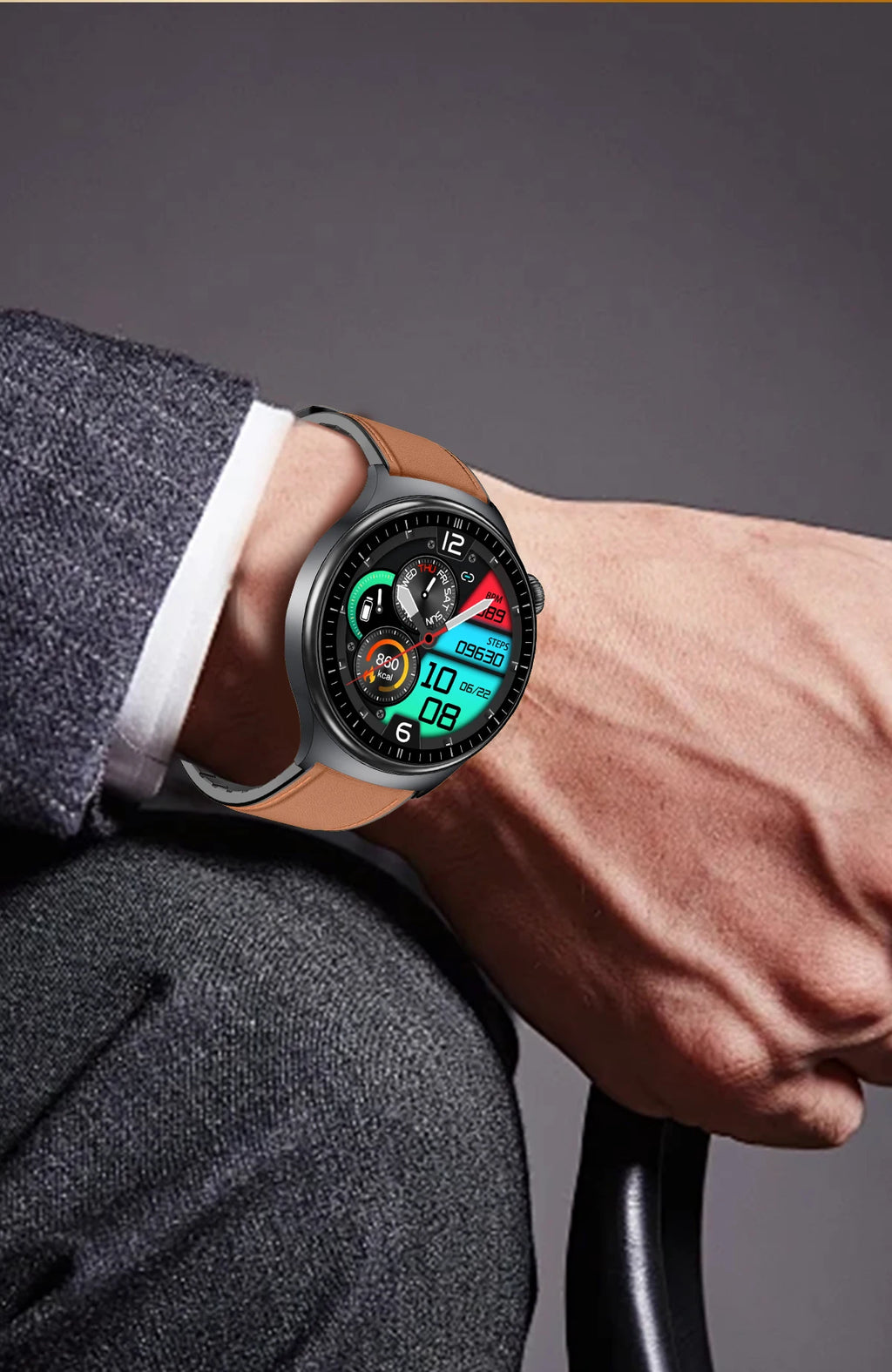 2026 New Accurate Body Health analysis Smart Watch Men ECG Blood lipids Uric acid Blood Pressure Body Fat Voice Call Smartwatch
