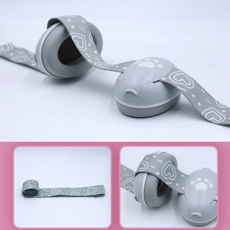 Baby Ear Protection for Babies Toddlers Elastic Noise Reduction Earmuffs Baby Headphones Against Hearing Damage Improves Sleep