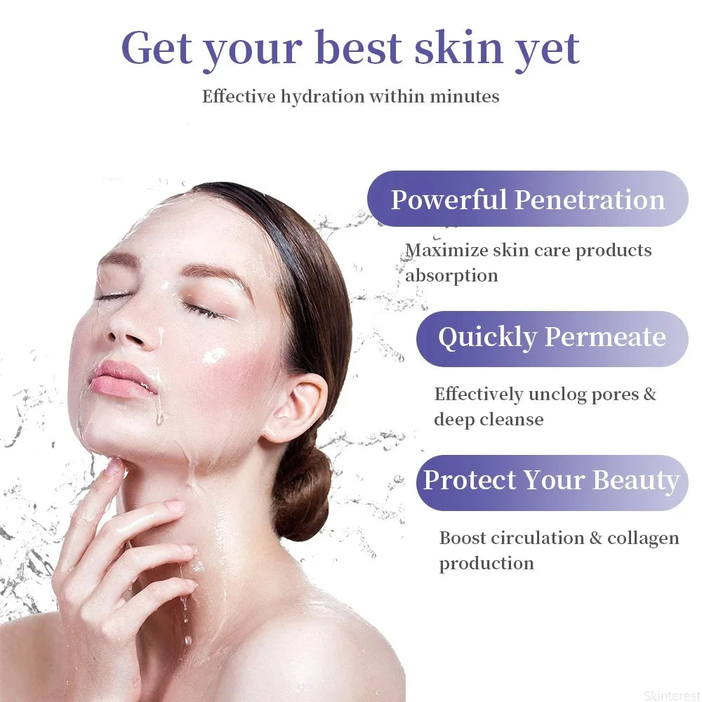 Face Steamer Facial Heating Sprayer Skin Moisturizing Pore Cleaner Facial Hot Fog Steamer Home SPA Machine Care Skin Humidifier