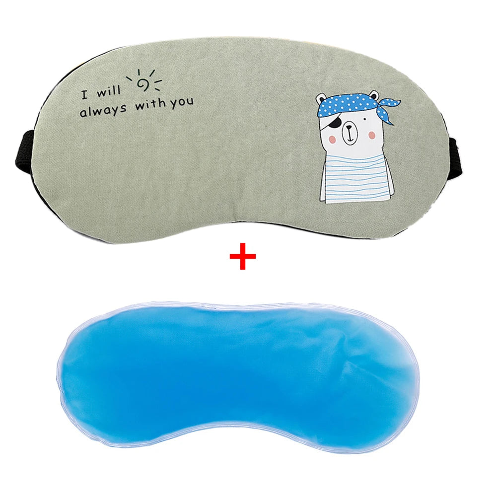 1Pc Eye Mask Dedicated Ice Pack Eye Shade Cooler Bag Sleeping Mask Cover Patch Cold Soothing Gel Health