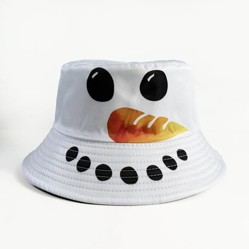 Cartoon Youthful Cool Novelty sun moon smiling face fish fisherman hat Outdoor Leisure Sunscreen Sun Hat Men Women bucket hats