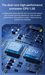 Newly Handheld Game Console with Multi-Platform Operation Support, HD IPS Screen, 3D Joystick, Ergonomic Game Console GB350