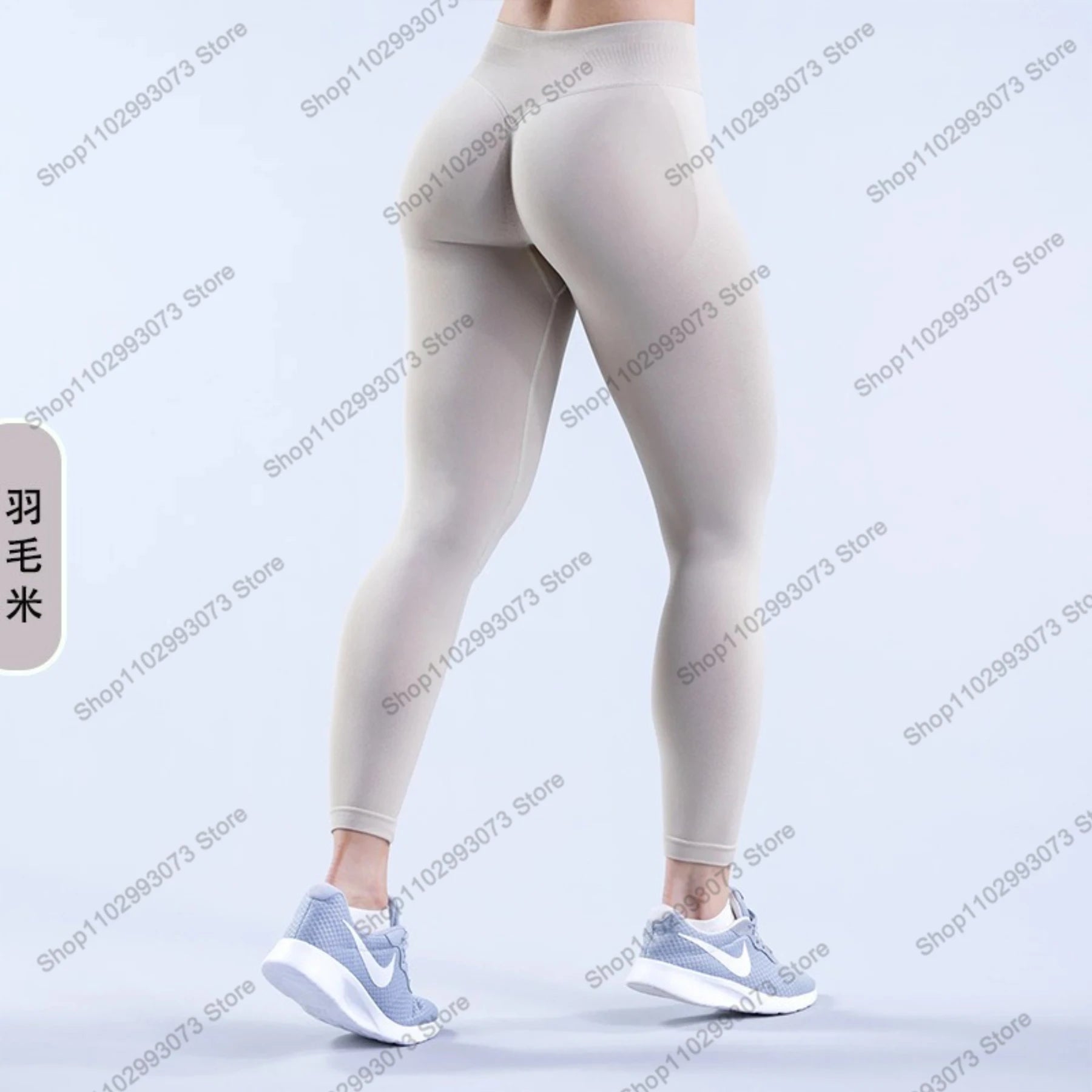 Women's High Waist Seamless Yoga Leggings Tummy Control Butt Lifting Workout Pants Soft Athletic Leggings for Gym Fitnes Running