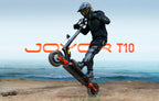 JOYOR T10 Folding Electric Scooter, Dual 1000W Motor, 10 inch Off-road Adults E-scooter with 60V 18Ah Battery