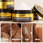 LKIAE Ultra Glutathione Collagen Skin Glowing Body Cream, 24-Hour Intense Hydration, Brightening, Deep Nourish & Glow, 200ml