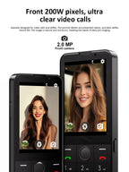 UNIWA F26 PRO 4G Touchscreen Smartphones Keypad Phone 3.5” Dual SIM Android 11 2GB+16GB 2850mAh Cellphone Whatsapp Google Store