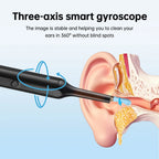 Visual Ear Wax Cleaner with Camera Safe Earwax Removal Endoscope with Camera Luminous Otoscope Ear Cleaning Tools Ear Care