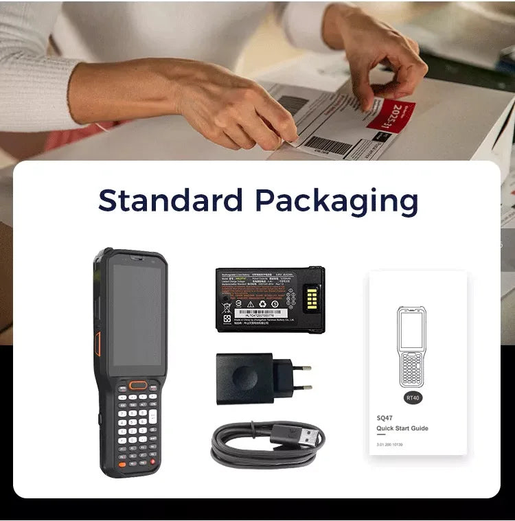 UROVO RT40 Digital Keyboard Pdas Android 10 4G Inventory Handheld Barcode Scanner Mobile Data Terminal Rugged Pda