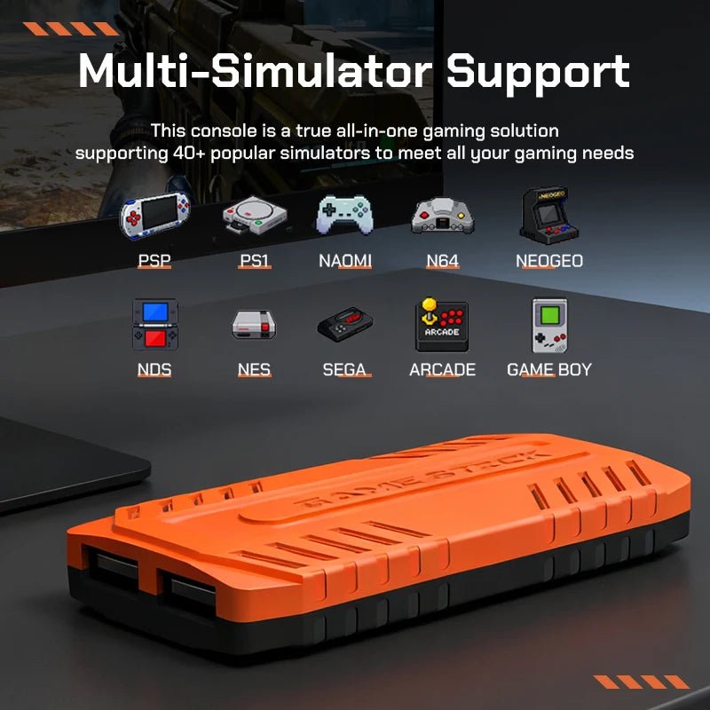 U36 Video Game Joystick, 50,000 Games Installed, 4K HD Retro Gaming Console, 3D, 40+ Emulators, PSP, PS1, Gift for Boys
