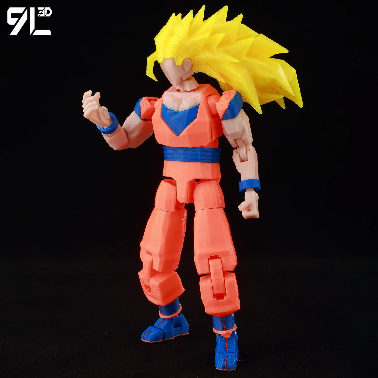 9L3D Printed Dragon Ball Son Goku Vegeta Beerus Frieza Anime Lucky13 Dummy13 Titan13 Action Figures Multi-Jointed Movable Toys