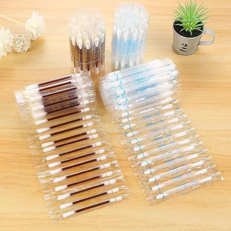 50 pcs Medical Iodine Alcohol Swab Medical Disinfectant Disposable Infant Adult Wound Convenient Treatment To Prevent Pollution