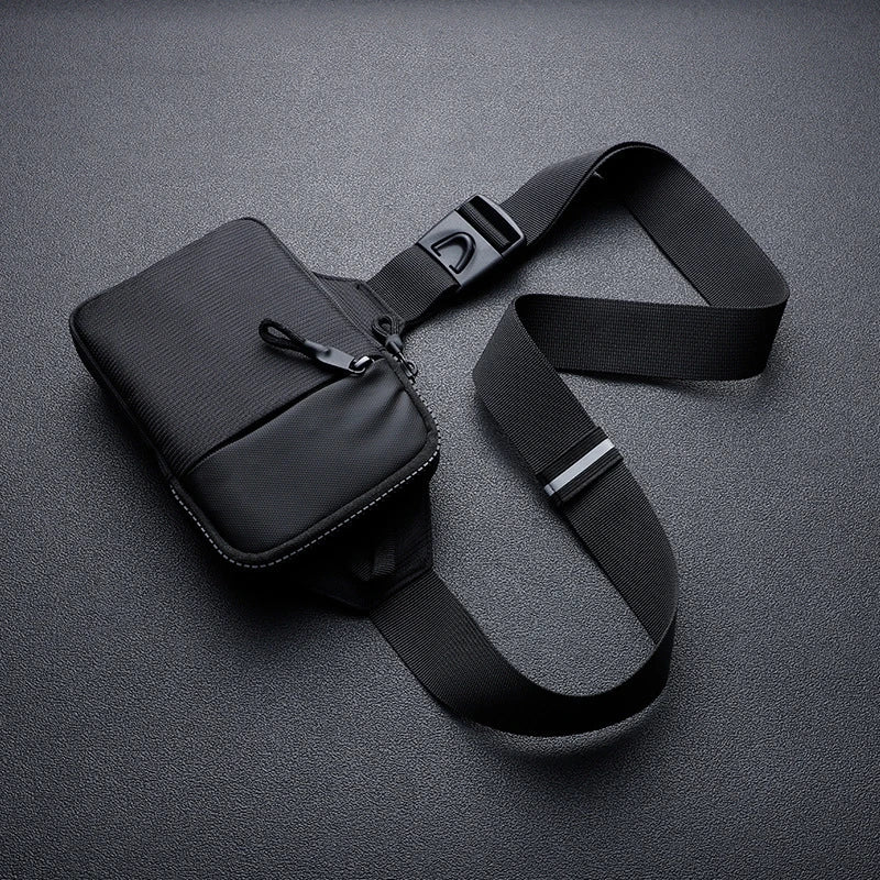 New chest bag for men and women's leisure, fitness, sports, crossbody bag, chest bag, casual men's bag, large capacity bag trend Image principale du produit