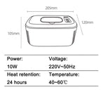 USB Baby Wet Wipe Warmer Electric Tissue Heater Cotton Towel Dispenser Digital Adjustable Temperature Thermostat Napkin Case EU