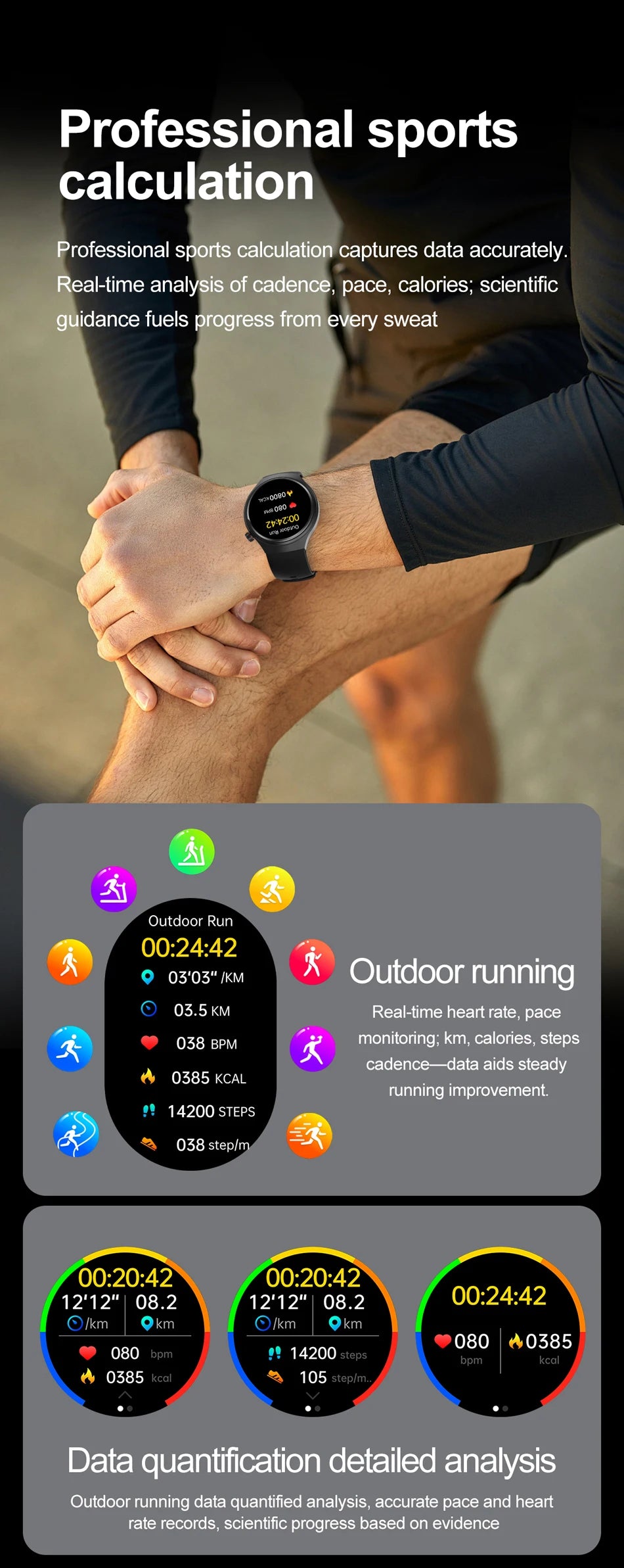 2026 New Watch 5 Pro Upgrade GPS NFC Men's Smartwatch 360*360 AMOLED HD Bluetooth Call Waterproof Smart Watch For Android iOS