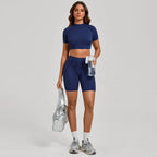 Seamless Yoga Sets Sports Fitness High Waist Hip-lifting Shapeing Trousers Backless Bra Suit Workout Gym Leggings Sets for Women