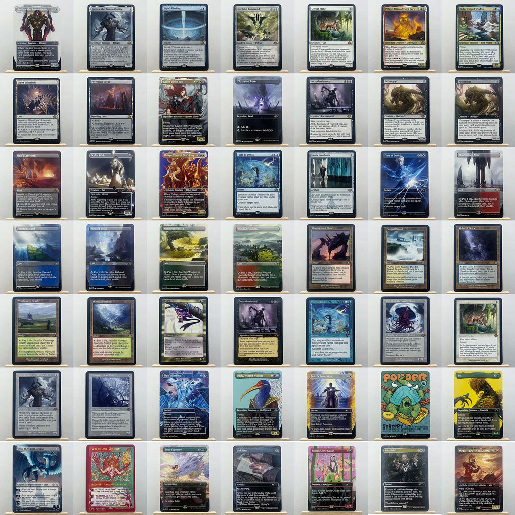 Whole Set TCG Cards for Home Play Proxy magical power9 beta fetch lands VMA dual  shock land The One Ring gathering Sol Ring