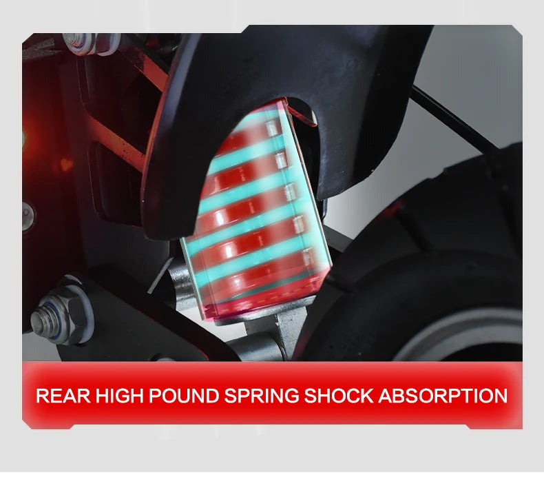 BOYUEDA Q7PRO Electric Scooter 3200W Dual Motor 52V19AH Foldable 10 Inch Tire 70KM/H Max Speed 70KM Mileage with Seat