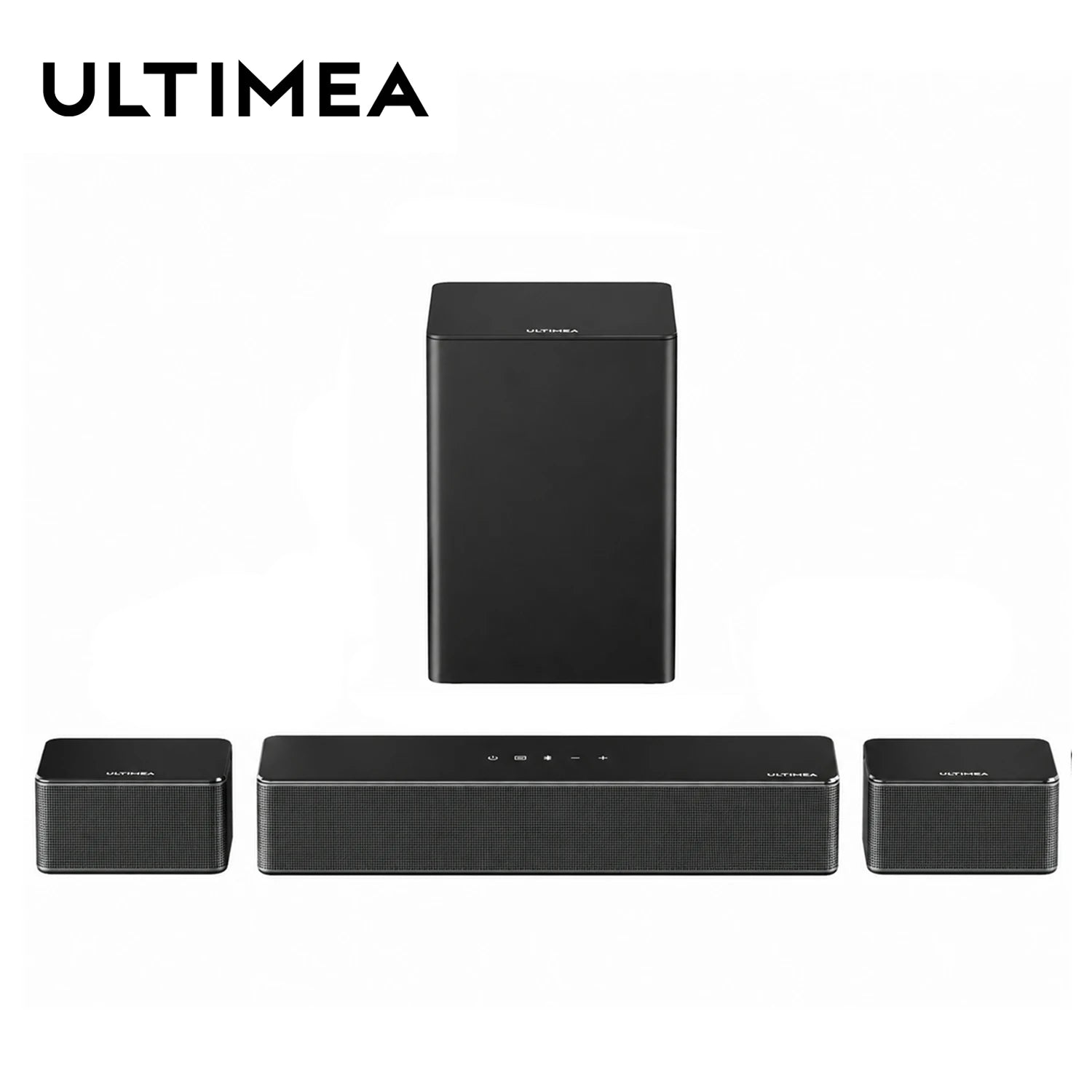 ULTIMEA 5.1 Virtual Surround Soundbar, 3D Surround Sound System, Soundbar for TV with Subwoofer and Rear Speakers, Poseidon D50