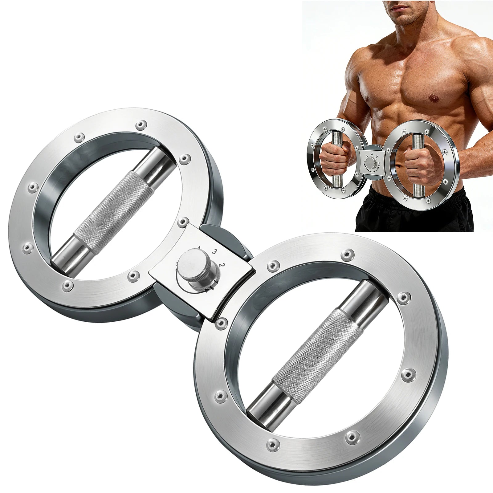 Rotator Machine Multifunctional Grip Strength Trainer 8 to 15 Pounds Adjustable Forearm Exerciser Image principale du produit