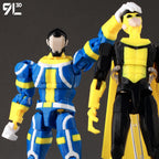 9L3D Superhero Team Invincible Boy Heroes Action Figure Lucky13 Dummy13 Multi-Colored T13 Multi-Jointed Collectible Toys Titan13