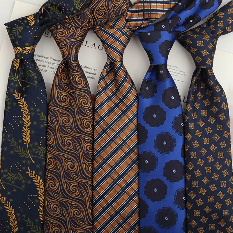 Trendy Handmade Polyester Silk Tie Men's Business Suit Accessory Floral Patterned Bow Tie for Wedding Prom Party Gift Image principale du produit