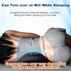 NEW 3-in-1 Back Massager with Relief Bed Sleeping Shiatsu Deep Tissue Portable Shoulder Lower Back Pain Relief Waist Massager