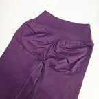 NCLAGEN Vision Flares Women's Gym Fashion Yoga Pants Front Cross High Waist Seamless Sports Leggings Fitness Wide-leg Trousers