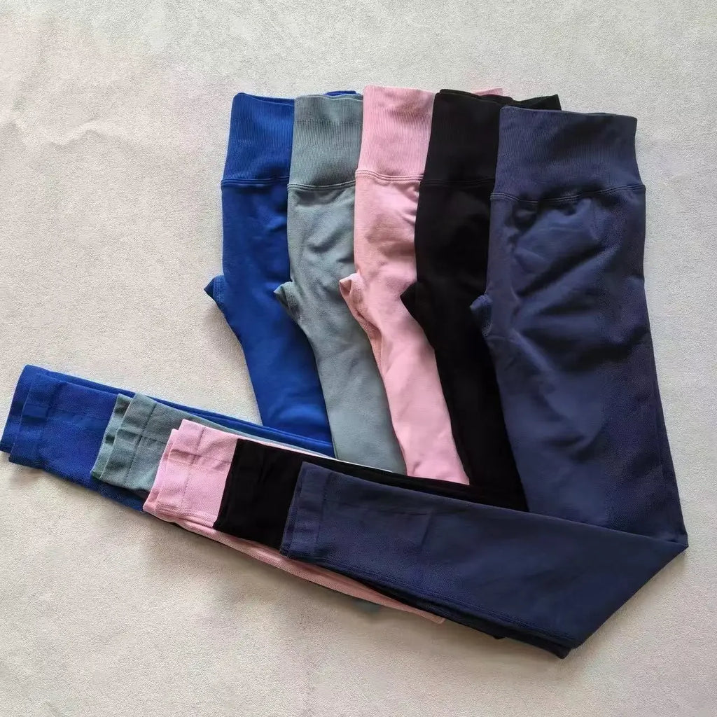 Woman Seamless Sports Leggings Scrunch Bum Gym Legging  Solid Workout Yoga Pants Low Waistband Sports Tights 2026