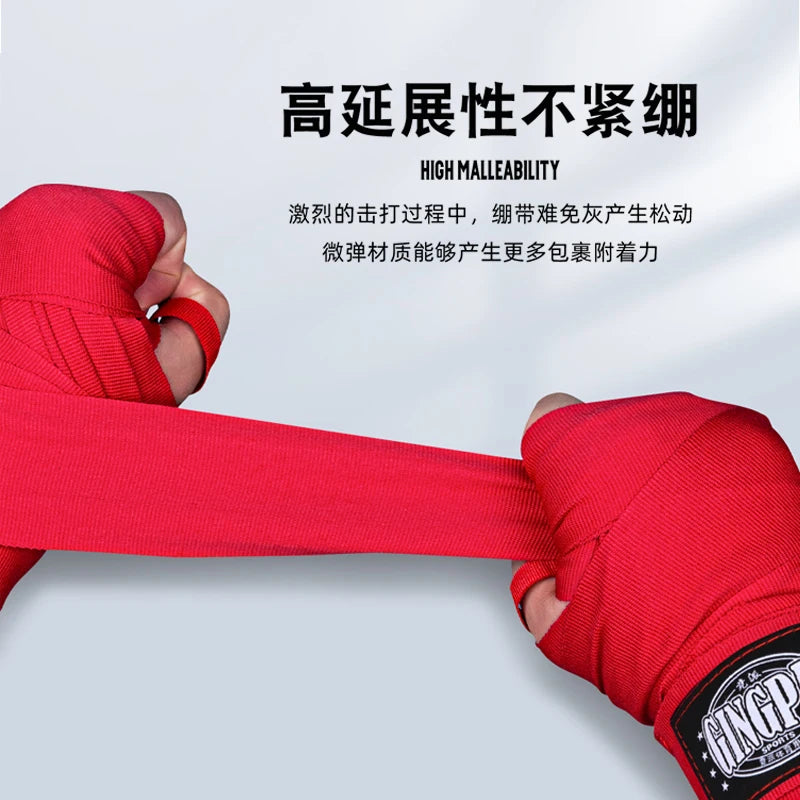 3/5M Boxing Bandage Cotton Elastic Hand Protector Wrist Wrap Handband Bandage Fitness Sanda Muay Thai Karate Sports Fist Bandage