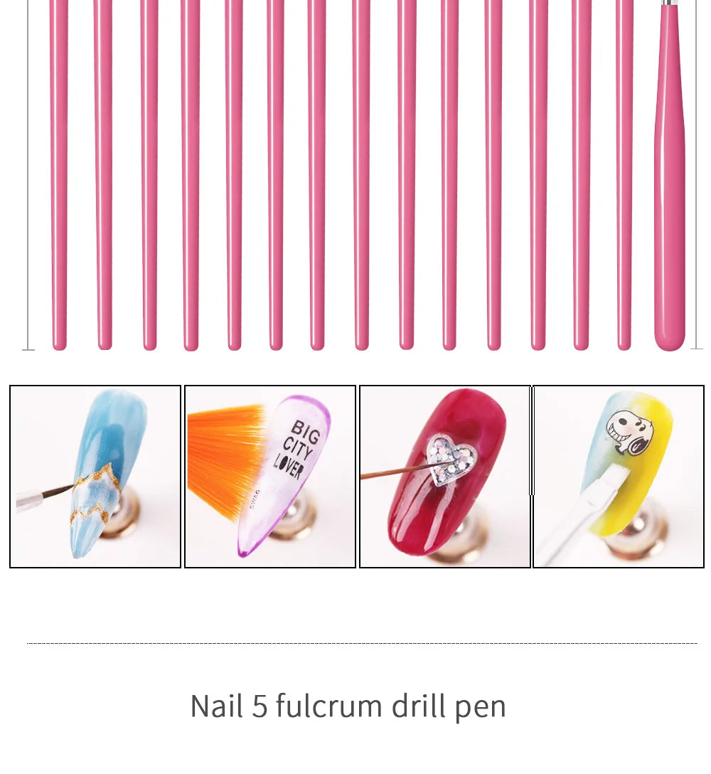 Manicure Set for Nail Sequin Kit Nail Care Accessories Set Nail Art Pen Brush Nails Accessories Manicure Tools