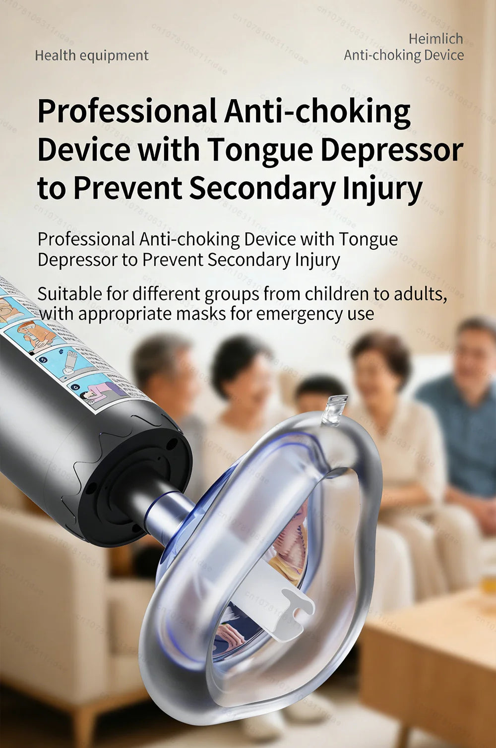 Automatic Choking Rescue Device First Aid Kit for Kids and Adults Anti Asfixia Device Emergency Sucker Tools rescue