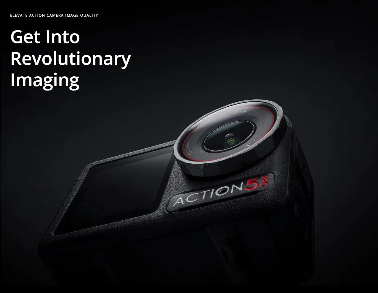 DJI Osmo Action 5 Pro Standard Combo Next-Gen 1/1.3 ″ Sensor Clear OLED Touchscreens 32X Super Slow Motion