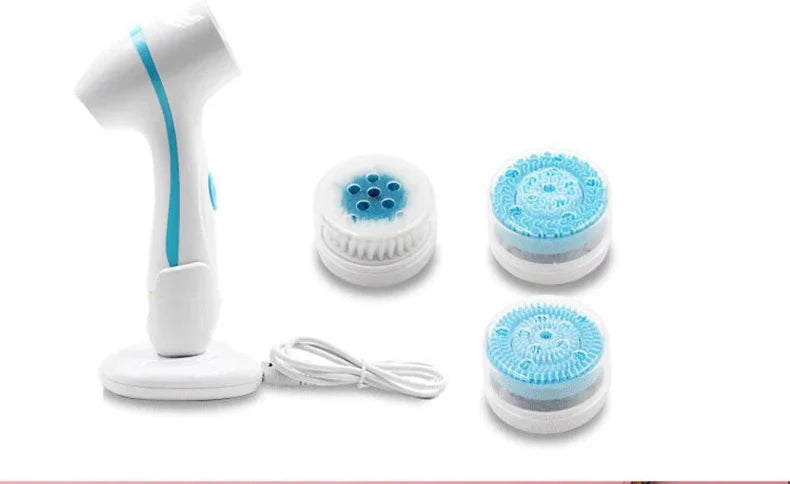 NEW Cleansing Brush Sonic Nu Face Rotating Cleansing Brush Galvanica Facial Spa System Can Deeply Clean and Remove Blackheads