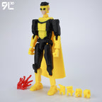 9L3D Superhero Team Invincible Boy Heroes Action Figure Lucky13 Dummy13 Multi-Colored T13 Multi-Jointed Collectible Toys Titan13
