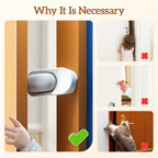 Baby Safety Door Stopper Chlidproof Door Guard, Finger Pinch Guard