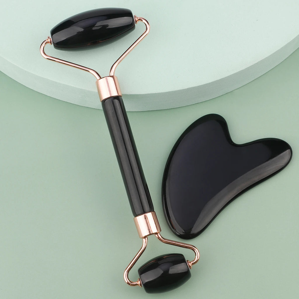 Double Chin Reducer Massage Roller Gua Sha Face Roller Facial Roller Skin Care Tools  Resin Facial Massage For Face, Eyes, Neck