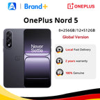 Global version samrtphone OnePlus Nord 5 5G 8GB+256GB 12GB+512GB Snapdragon 8s Gen 3 Android 15 6800 mAh 80W Wi-Fi 6  NFC