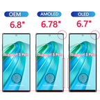 6.8“ Super AMOLED For Samsung Galaxy S23 Ultra S918 LCD Display Touch Screen Digitizer Assembly Support fingerprint and S-Pen