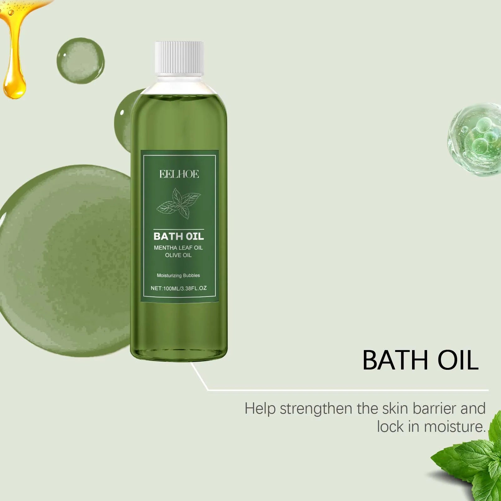 Eelhoe Body Moisturizing Bubble Bath Oil Lasting Nourish Deep Cleansing Moisturize Smoothing Skin Remove Exfoliate Shower Gels