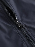 Men's Spring and Autumn Thin Casual Jacket Solid Color Stand Collar Cardigan Jacket Men's Outdoor Sports Casual Versatile Top