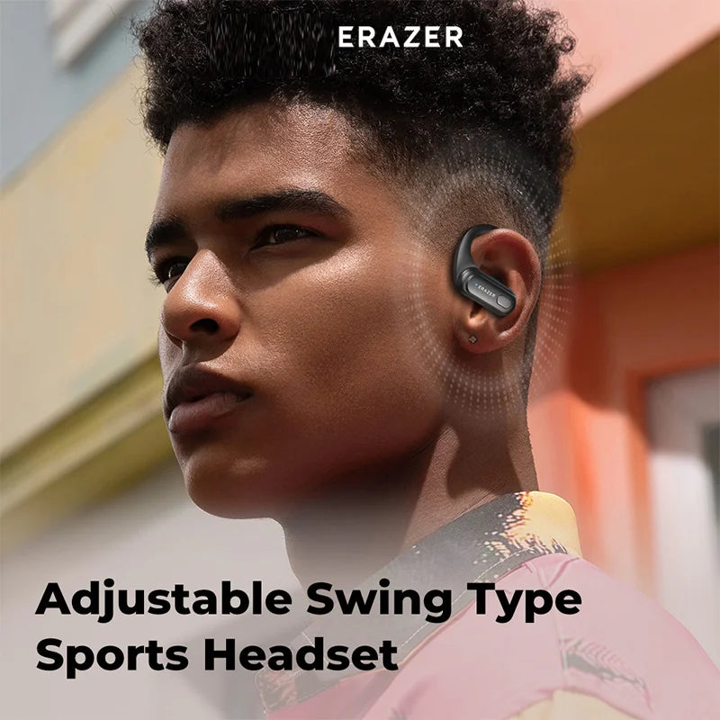 ERAZER XT60PRO Sports Wireless Headphones Bluetooth Earphones Earbuds Noise Reduction Headset with Mic Earhook