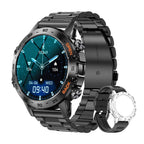 MEVADEN Steel 1.39 inch Men Luxury Smart Watch Bluetooth Call Sport Fitness Tracker Health Monitor Smartwatch for Male MD52