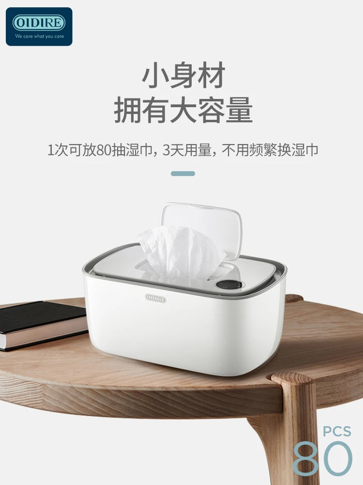 Wet wipes heater insulated baby warm wipes machine portable constant temperature wet tissue box warmer